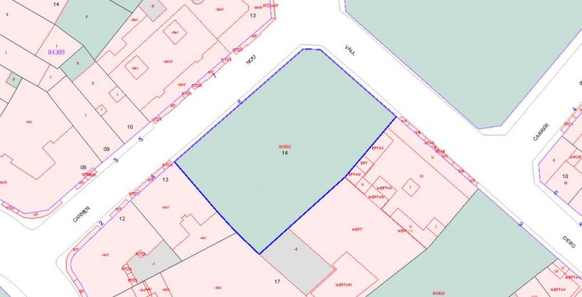 1411m2 urban land for building for sale in NOU DOCTUBRE